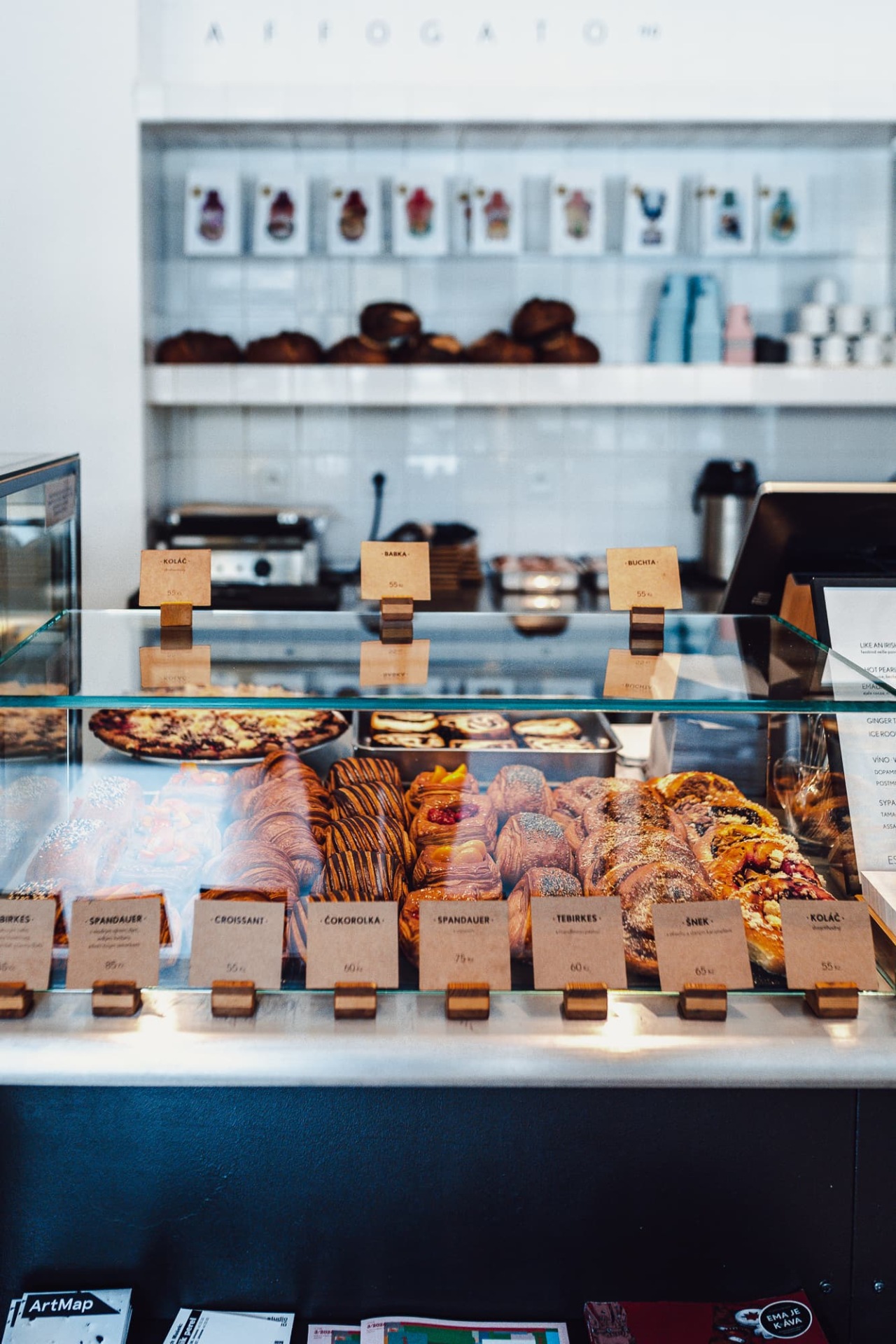 Pastry counter at EMA